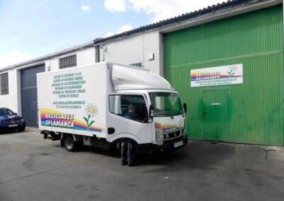 Foto camión reciclajes salamanca